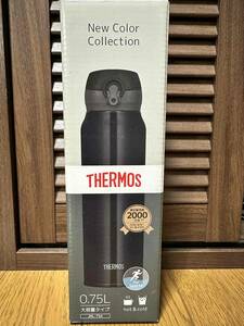  new goods unused Thermos flask vacuum insulation cellular phone mug 750ml pearl black JNL-754