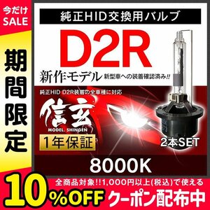 プロ推奨 別格の品質で売上&人気NO1 HID Model 信玄 D2R 8000K 2本SET 安心の1年保証★