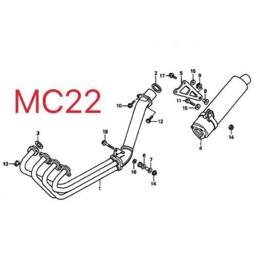 cbr250rr mc22純正芯抜きマフラー Yahoo!オークション -「cbr250rr mc22 マフラー」(マフラー本体