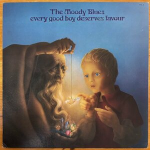 ●MOODY BLUES /Every Good Boy Deserves Favour 童夢 (7th /71年作/英国Prog)※国内盤LP/初版/Textured【THRESHOLD THL 3】1971/10/10発売