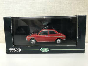 1/43 エブロ スバル ff-1 2ドア スポーツセダン 1969 赤 SUBARU ff-1 2door Sports Sedan 1969 Red 835 EBBRO ZK