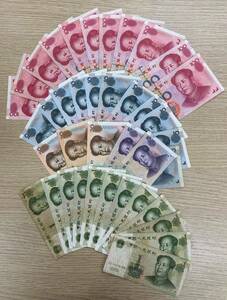 *A3955 China банкноты 39 шт. комплект действующий 100 изначальный 10.5.20.1. шерсть . восток деньги коллекция retro китайский человек . вместе мир страна редкий текущее состояние хранение товар *