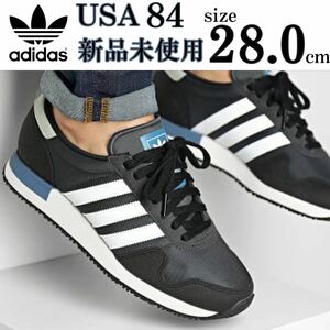 1 jpy ~ 28cm USA 84 Adidas Originals adidas originals standard sneakers modern sport running sneakers black black box less 