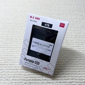 外付けSSD ポータブルSSD 4TB PC Mac パソコン