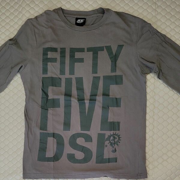 DIESEL FIFTY FIVE メンズ長袖Tシャツ 黒【L】②