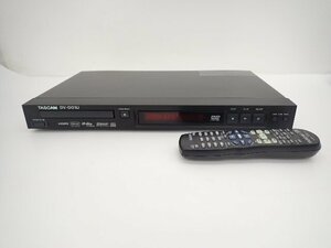 TASCAM タスカム 業務用DVDプレーヤー DV-D01U 2010年製 リモコン付（2） ∽ 6E562-2