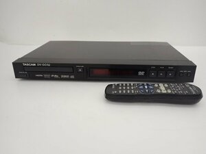 TASCAM タスカム 業務用DVDプレーヤー DV-D01U 2010年製 リモコン付（1） ∽ 6E562-1