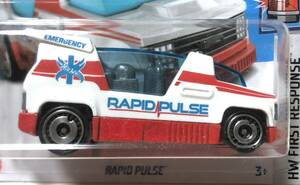 日本未発売 HW Let’s Race 劇中車 カラー 2024 Rapid Palse Emergency Ambulance ラピッド パルス エマージェンシー アンビュランス