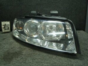 【検査済】 H15年 アウディ A4 GH-8EALT 右ヘッドランプ ＨＩＤ Valeo 89310260 [ZNo:31005606]