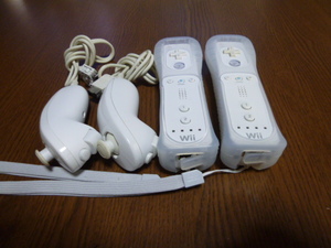 RSJN056【送料無料 動作確認済】Wii リモコン ヌンチャク ジャケット ストラップ　 2個セット ホワイト　白　カバー