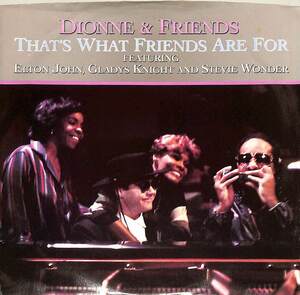 C00182927/EP/Dionne & Friends Featuring Elton John Gladys Knight And Stevie Wonder「Thats What Friends Are For」