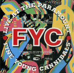B00132150/LD/ファイン・ヤング・カニバルズ「Fine Young Cannibals Live At The Paramount 1989 ライヴ! (VALP-3154・シンセポップ)」