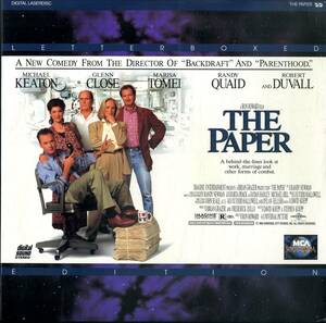 B00142899/LD/マイケル・キートン / グレン・クローズ「ザ・ペーパー The Paper (1994年・42062)」