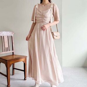 NICECLAUP あざとモテセットワンピース マルチウェイ 肩リボン ニットワンピース