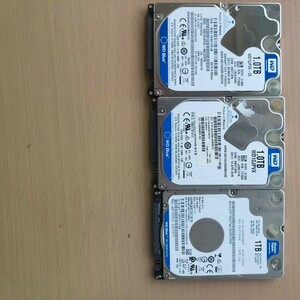 2.5,インチ 1TB ハードディスク 3個セット