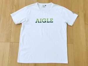 AIGLE エーグル★プリントTシャツ★白★XL