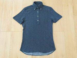 [ superior article ] suit Company * knitted BD polo-shirt * navy series *S