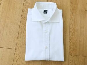 [ superior article ]BEAMSf* Hori zon color shirt * white *L