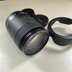 レンズ　Canon キャノン　zoom lens ズームレンズ　EF-S 18-135mm Kenko MC protector 67mm 動作未確認　中古　W-0603-18