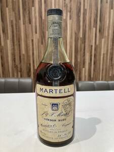 7120 Martell koru Don blue green bottle 700ml cognac MARTELL CORDON BLEU