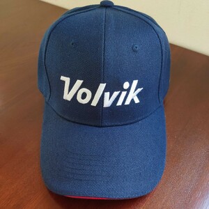 新品 未使用品 Volvik キャップ フリーサイズ ネイビー 帽子 ボルビック ロゴキャップ キャップ