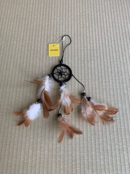 ★新品・未使用品★ カーアクセサリー ルームミラー 吊り下げ 羽根 おしゃれ 部屋 インテリア