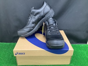 未使用品 ASICS アシックス ウィンジョブ CP700 ブラック×ブラック 25.0cm 安全靴
