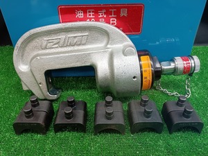 中古品 IZUMI 泉精器 油圧式工具 16号B T形コネクタ 油圧ヘッド 分離式工具 圧着機