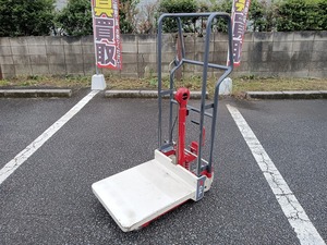 【埼玉県蓮田市◆引取限定】中古品 スギヤス ビシャモン 250kg 足踏み油圧式 テーブル型 カンガルリフター KGL25H