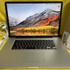 バッテリー交換済み, 1TB SSD 稀少17inch！MacBook Pro 17-inch Mid 2010, Core i5-2.53 GHz, 1TB-SSD, 8GB-RAM