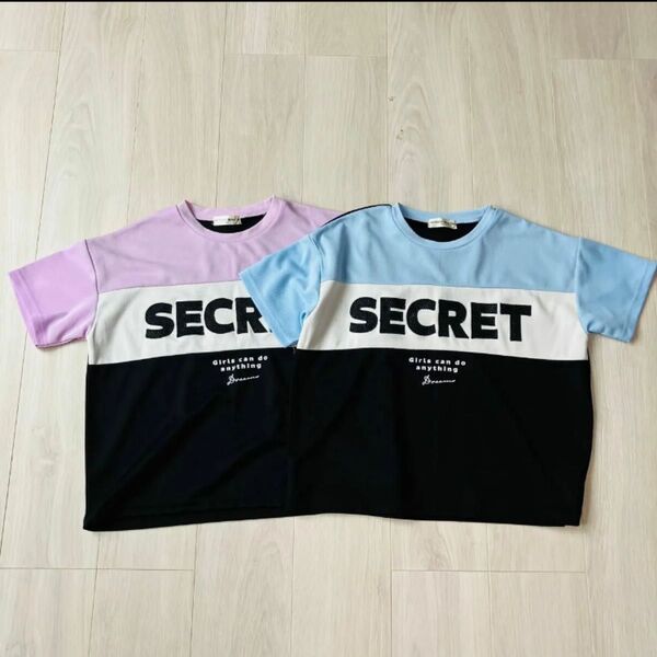 子供服 女の子 半袖tシャツ 140 メッシュ 2枚セット