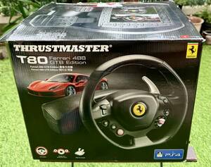 Thrustmaster thrust master T80 Ferrari 488 GTB Edition steering wheel (PS5/PS4/PC)