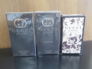 GUCCI Gucci / духи Guilty бассейн Homme to трещина / Pal fam Bloom neta-retifio-li3 комплект не использовался * использованный .