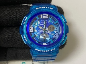 カシオ CASIO Baby-G ベビージー Beach Traveler Series ビーチ・トラベラー・シリーズ BGA-190GL-2BJF ブルー スケルトン 展示未使用品