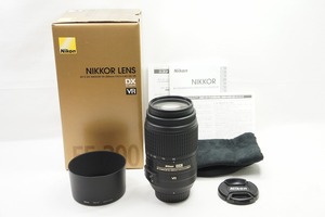 【適格請求書発行】Nikon ニコン AF-S DX NIKKOR 55-300mm F4.5-5.6G ED VR APS-C ズームレンズ 元箱付【アルプスカメラ】240601n