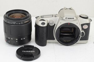【適格請求書発行】ジャンク品 Canon EOS Kiss + TAMRON AF 28-80mm F3.5-5.6 Aspherical 177D フィルム一眼レフ【アルプスカメラ】240112j