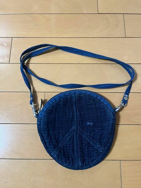 Porter Classic - PC SASHIKO ROUND POUCH - BLUE