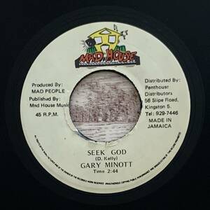 Gary Minott Seek God 7インチ アナログ レコード[Arab Attack Riddim]
