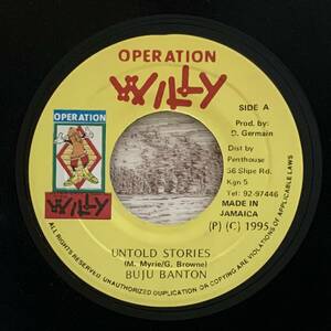Buju Banton Untold Stories 7インチ アナログ レコード