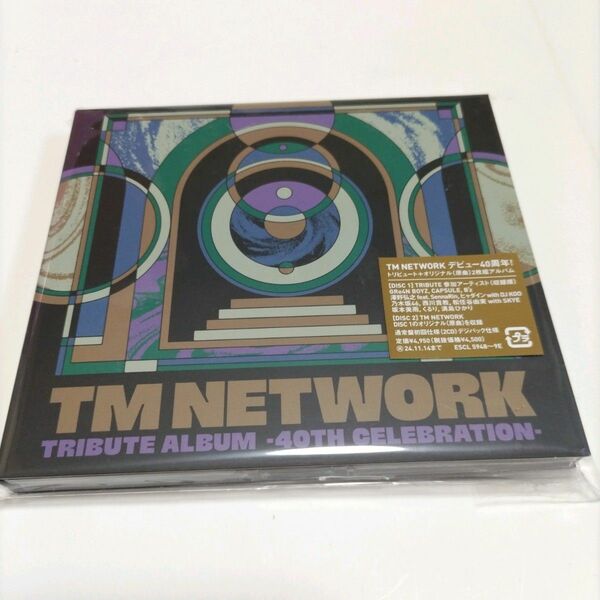 TM NETWORK　CD　TRIBUTE ALBUM -40th CELEBRATION- 2CD　初回仕様 デジパック仕様 