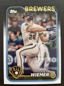 Topps MLB 2024 SERIES 1 #9 JOEY WIEMER ジョーイ・ウィーマー Milwaukee Brewers ミルウォーキー・ブリュワーズ Cincinnati REDS レッズ