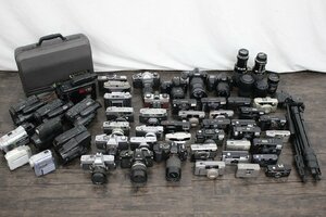 【行董】Canon Nikon オリンパス ミノルタ など フィルムカメラ デジタルカメラ まとめ EL SRT FS-1 XA-2 ビデオカメラ レンズ AA000BOM86