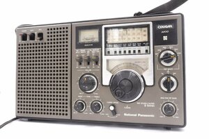 【ト長】National ラジオ　Panasonic RF-2200 COUGAR 2200 ナショナル パナソニック 8バンドラジオ クーガー レトロ IR590IOB99
