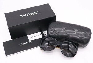 [to.]CHANEL Chanel lady's sunglasses we Lynn ton I wear here Mark box / quilting case attaching CE813DEM49