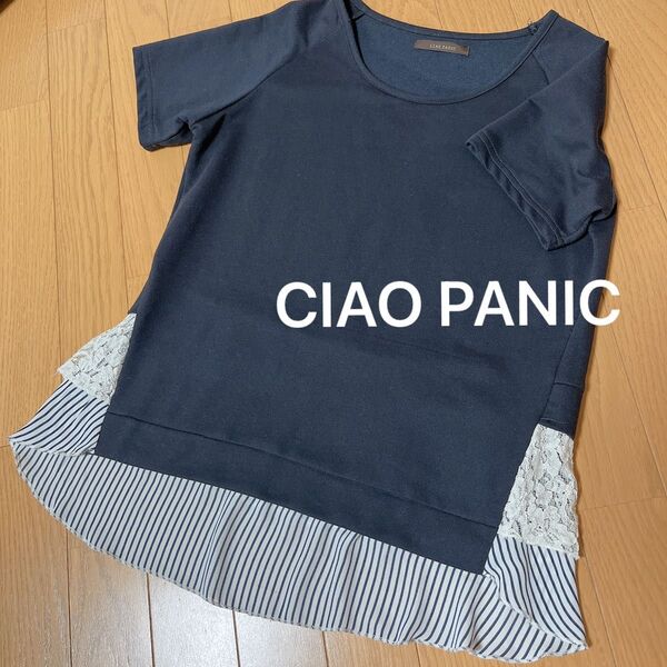 チャオパニック カットソー レディースTシャツ 半袖