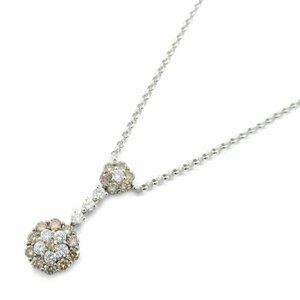 ジュエリー ダイヤモンド ネックレス ブランドオフ JEWELRY K18WG（ホワイトゴールド） ネックレス 750WG 中古 レディース