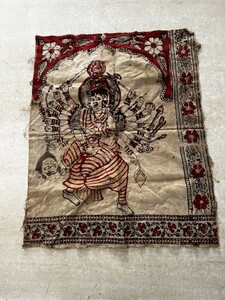 FJ0607 cloth sack .. temple . cloth picture volume thing era thing Buddhism old cloth 