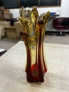 FJ0607 Japanese Vintage Style Flower Vase オーロラ ガラス 硝子 和モダン 北欧 ミッドセンチュリー デザイン フラワーベース 花瓶 花器