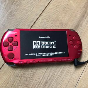PSP 3000 レッド 本体 ジャンク