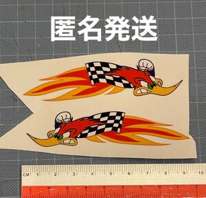 ホンダ　ウッドペッカー ステッカー 9cm